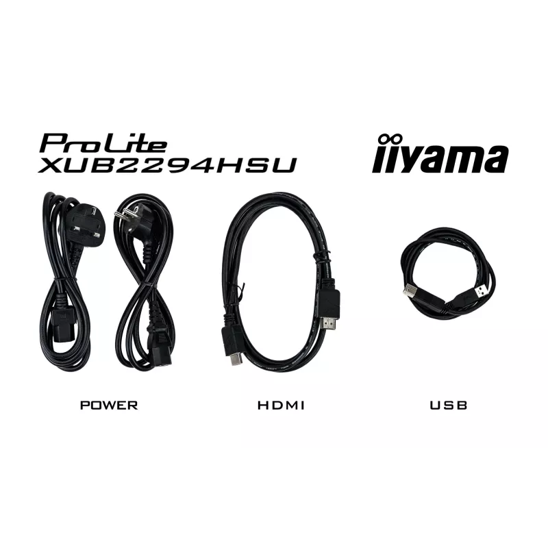 iiyama ProLite XUB2294HSU-B2 computermonitor 54,6 cm (21,5 inch) 1920 x 1080 pixels Full HD LCD zwart