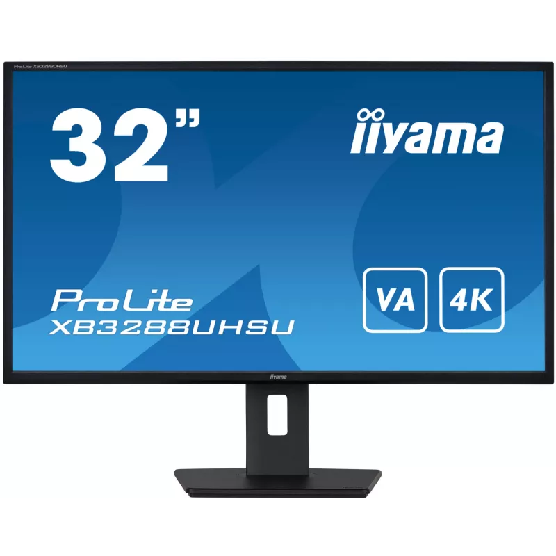 iiyama ProLite XB3288UHSU-B5 computermonitor 80 cm (31,5 inch) 3840 x 2160 pixels 4K Ultra HD LCD zwart
