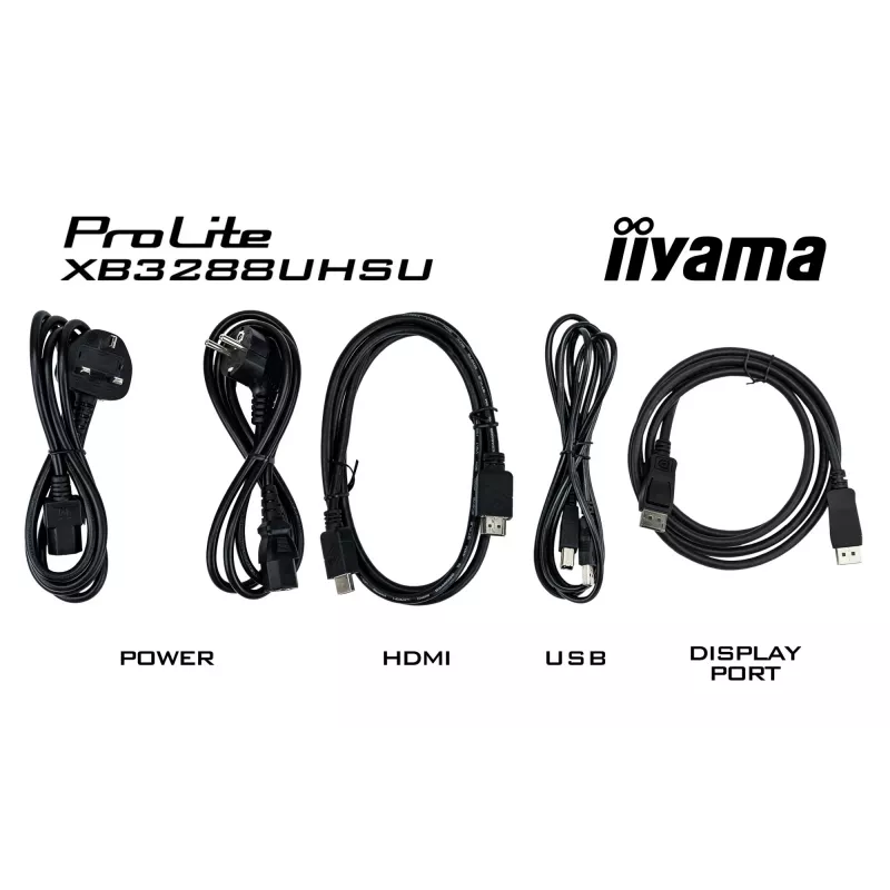iiyama ProLite XB3288UHSU-B5 computermonitor 80 cm (31,5 inch) 3840 x 2160 pixels 4K Ultra HD LCD zwart