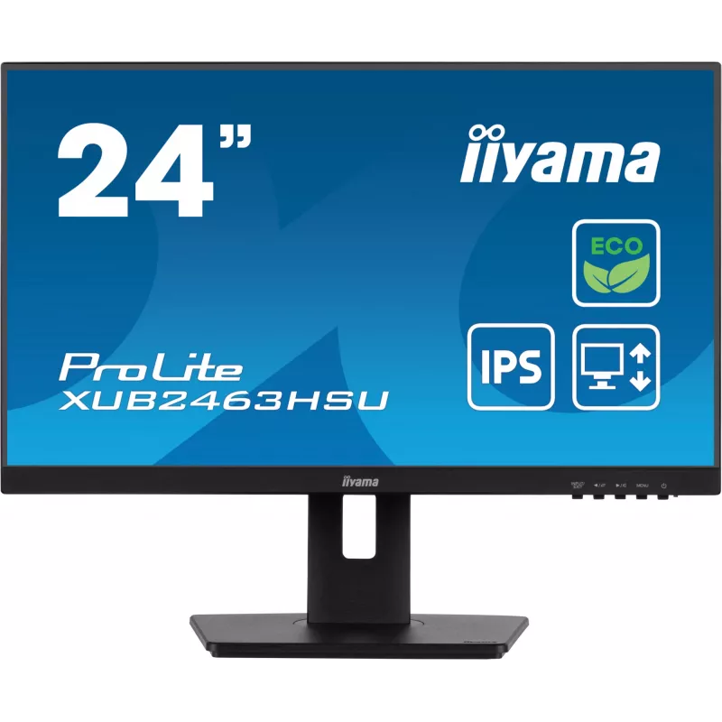iiyama ProLite XUB2463HSU-B1 computermonitor 60,5 cm (23,8 inch) 1920 x 1080 pixel Full HD LED zwart