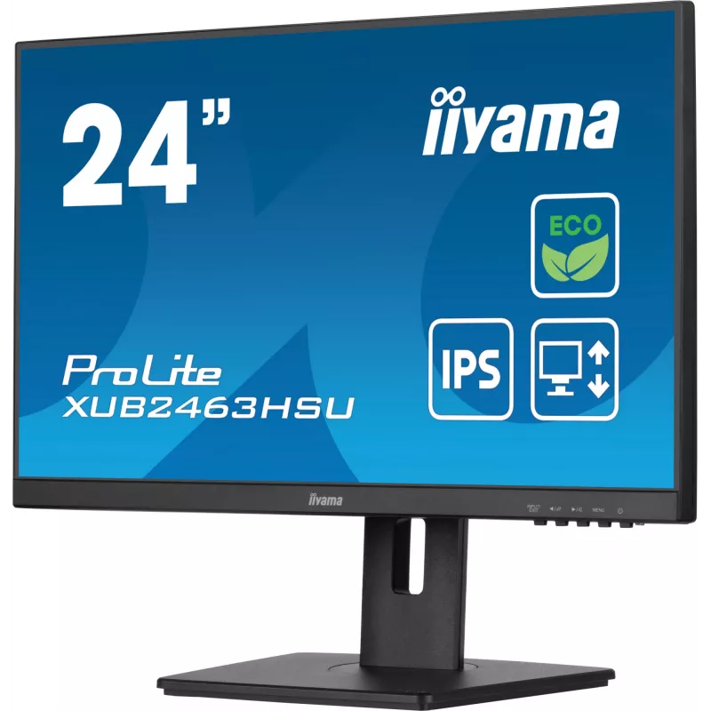 iiyama ProLite XUB2463HSU-B1 computermonitor 60,5 cm (23,8 inch) 1920 x 1080 pixel Full HD LED zwart