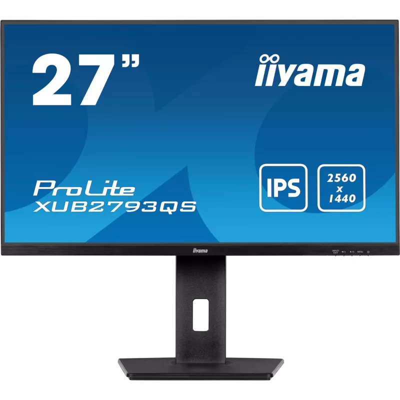 iiyama ProLite XUB2793QS-B7 computermonitor 68,6 cm (27 inch) 2560 x 1440 pixel Quad HD LED zwart
