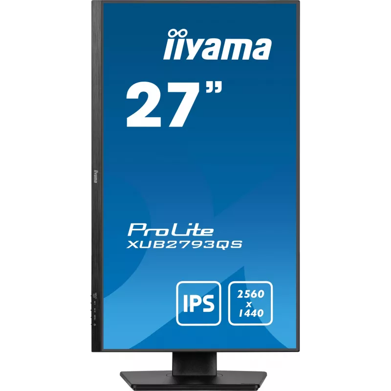 iiyama ProLite XUB2793QS-B7 computermonitor 68,6 cm (27 inch) 2560 x 1440 pixel Quad HD LED zwart