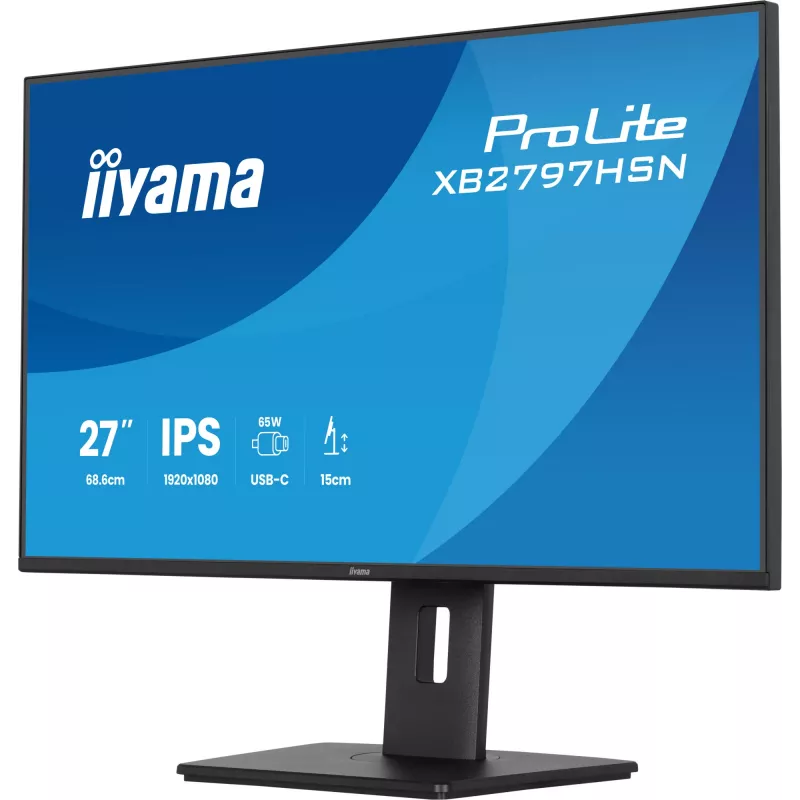 iiyama ProLite XB2797HSN-B1 computermonitor 68,6 cm (27 inch) 1920 x 1080 pixel Full HD LCD zwart