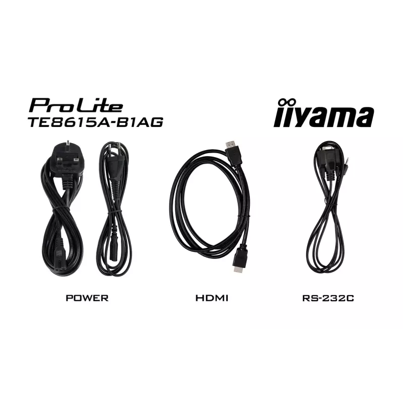 Interactief touch-display IIYAMA TE8615A-B2AG 86 inch 4K PCAP-touchscreen voor onderwijs en samenwerking