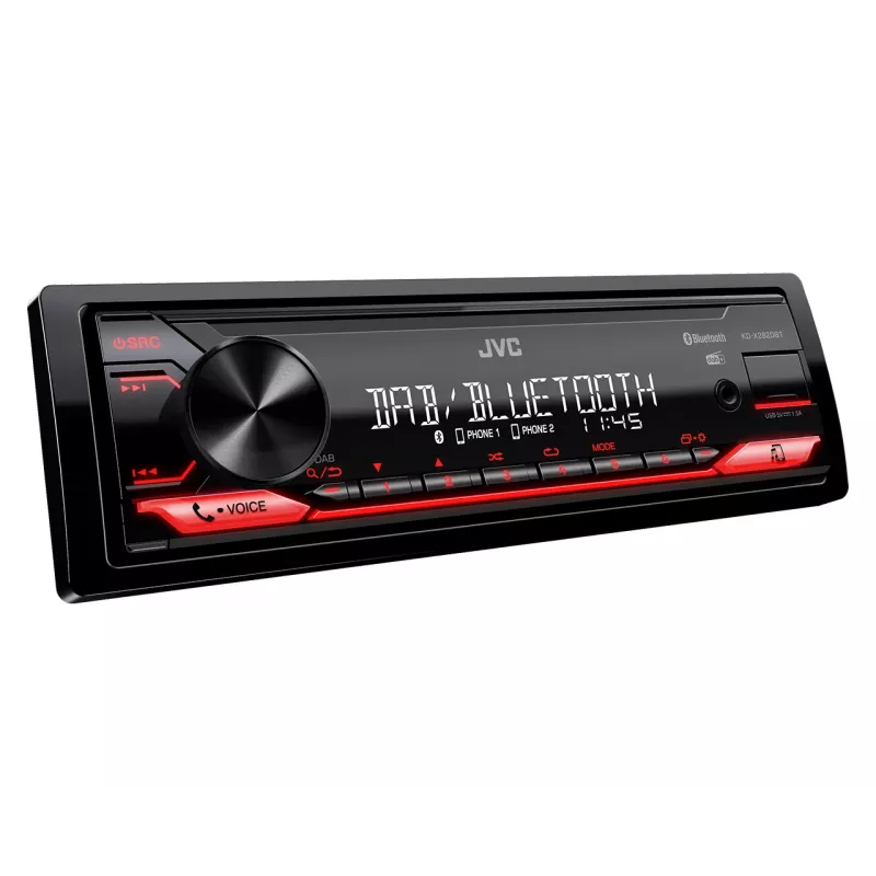 JVC KD-X282DBT auto-mediareceiver zwart 200 W Bluetooth