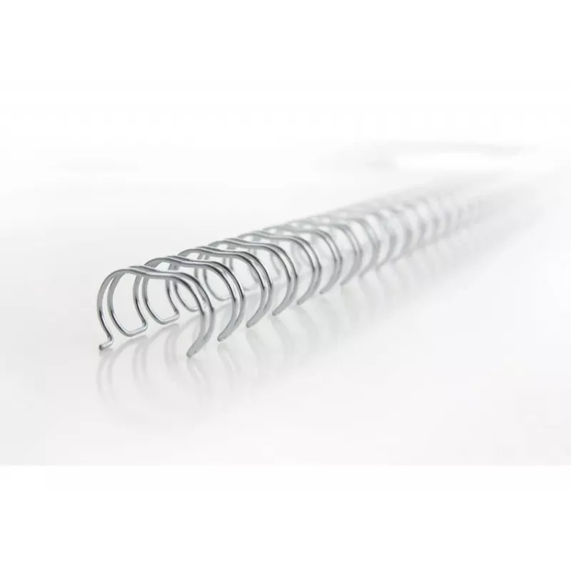 GBC wire spines 3:1 NO5 8mm A4, wit, 3 blad, metaal, A4, 8 mm, 202 mm