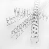GBC wire spines 3:1 NO5 8mm A4, wit, 3 blad, metaal, A4, 8 mm, 202 mm