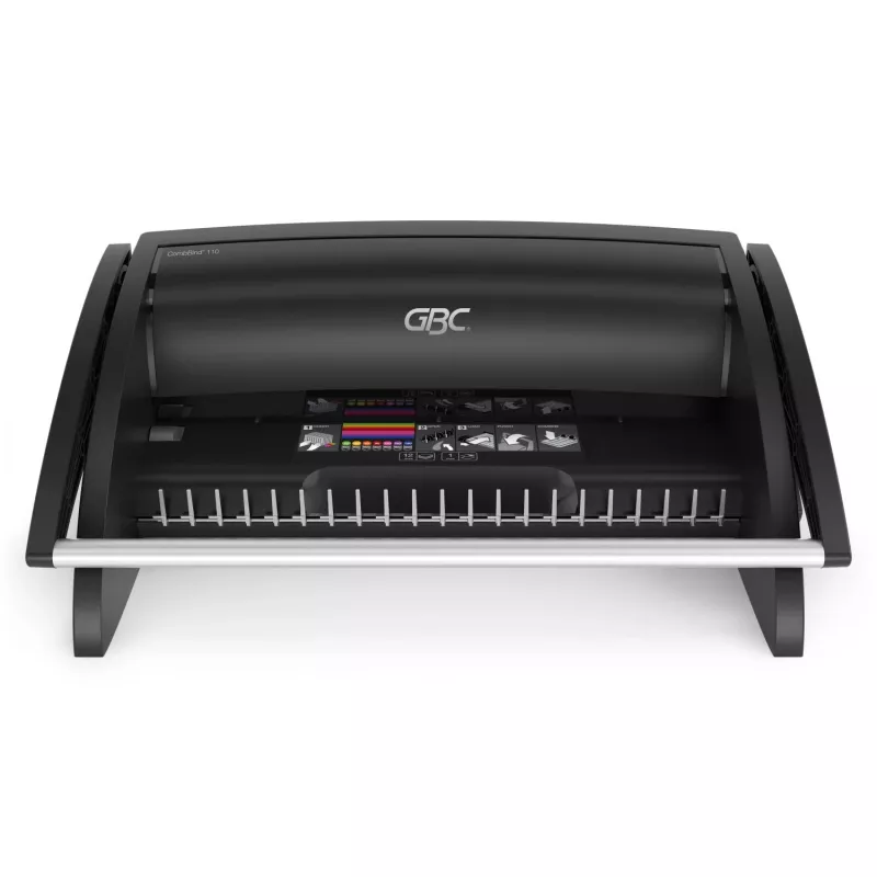 GBC bindapparaat CombBind® C110, kam-bindapparaat, handmatig, 195 vel, zwart