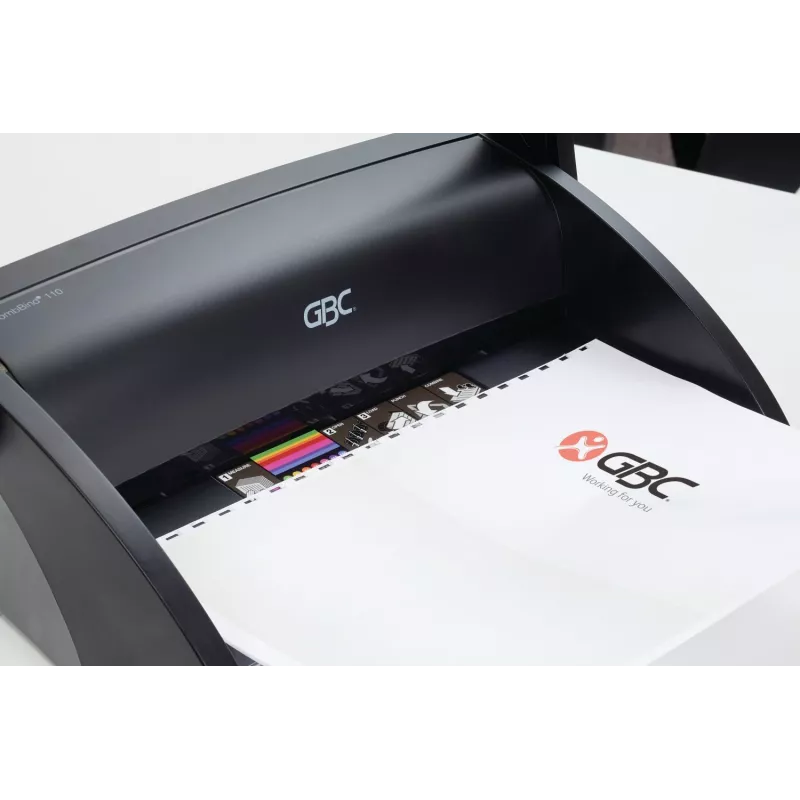 GBC bindapparaat CombBind® C110, kam-bindapparaat, handmatig, 195 vel, zwart