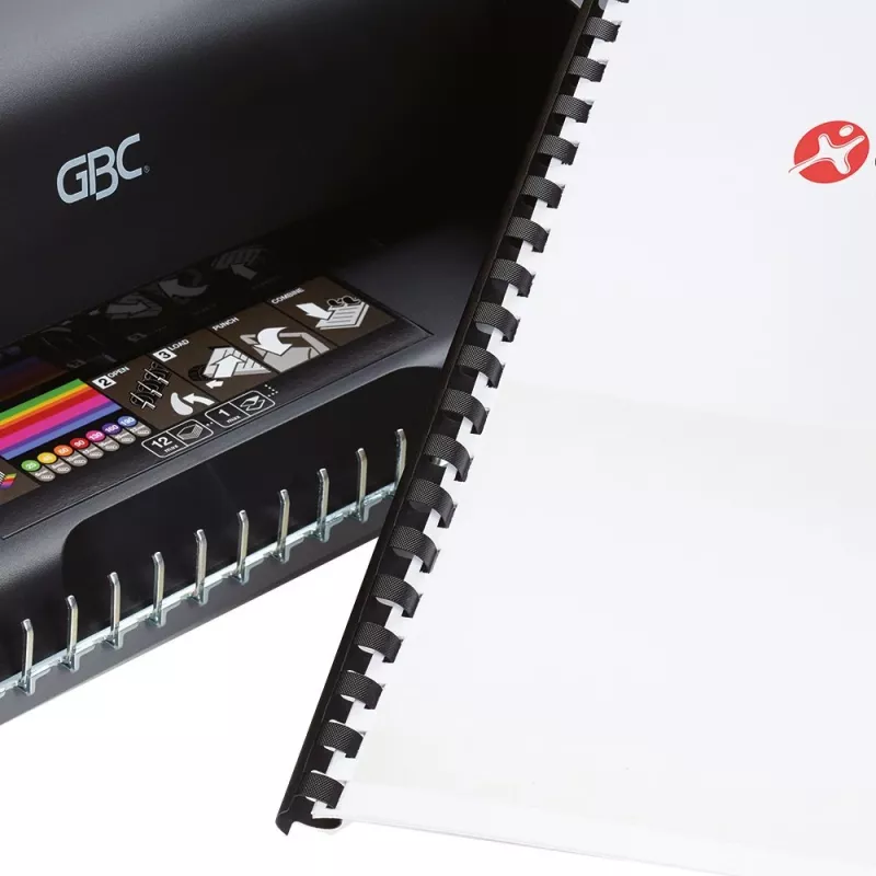 GBC bindapparaat CombBind® C110, kam-bindapparaat, handmatig, 195 vel, zwart