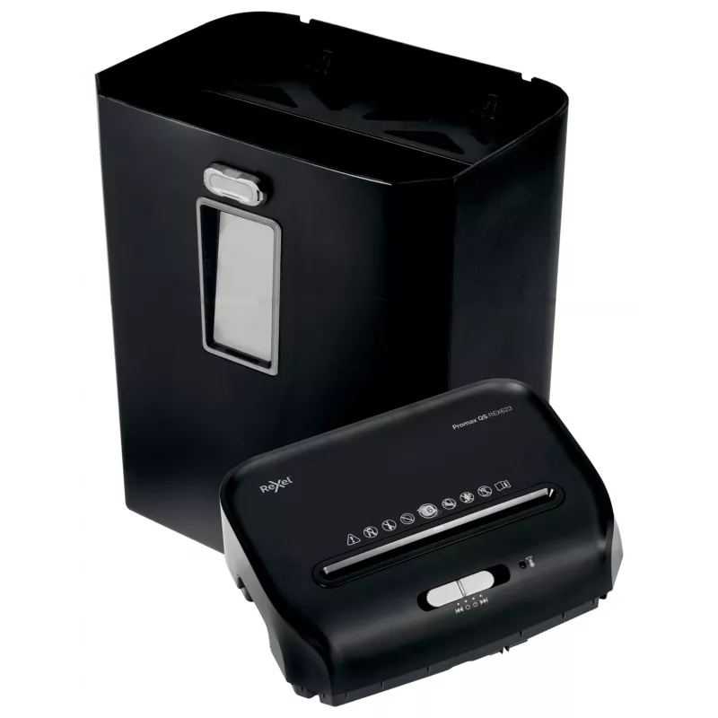Rexel ProMax REX623 kruissnede-papierversnipperaar P4, kruissnede, 22 cm, 4 x 40 mm, 23 L, 222 vel, 58 dB