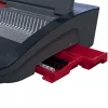 GBC CombBind® CB25E elektrische bindmachine, kam-bindmachine, elektrisch, 390 vel, zwart, rood