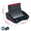 GBC CombBind® CB25E elektrische bindmachine, kam-bindmachine, elektrisch, 390 vel, zwart, rood