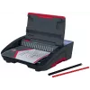 GBC CombBind® CB25E elektrische bindmachine, kam-bindmachine, elektrisch, 390 vel, zwart, rood