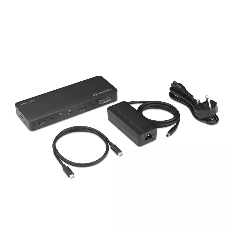 Kensington SD5920T EQ Thunderbolt 4 Quad 4K hybride dock met DisplayLink-technologie