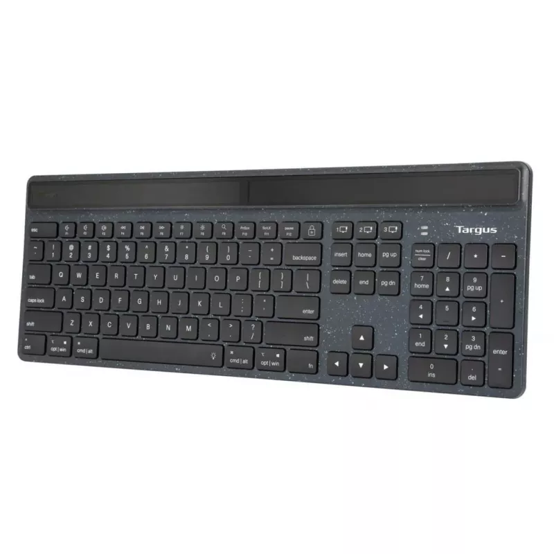 Targus Sustainable Energy Harvesting EcoSmart toetsenbord universeel Bluetooth QWERTZ Duits zwart