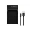 Duracell lader voor digitale camera-accu, USB, indoor acculader, Nikon EN-EL9, zwart, 5 V, 5 V