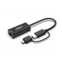Origin Storage USB3.0 of USB-C (met USB-C-stekker naar USB3.0-bus-adapter) naar RJ45 Gigabit-adapter