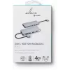 eSTUFF ES623010 Interface-hub USB 3.2 Gen 1 (3.1 Gen 1) Type-C 5000 Mbit/s Aluminium