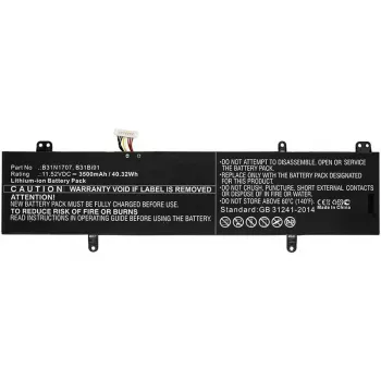 CoreParts MBXAS-BA0178 laptop-vervangingsaccu