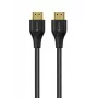 eSTUFF HDMI 2.1-kabel 8K 2m, 2 m, HDMI type A (standaard), HDMI type A (standaard), 7680 x 4320 pixel, 3D, zwart
