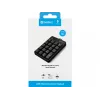 Sandberg USB bekabeld numeriek toetsenblok, USB, 19, laptop/PC, 1,5 m, zwart