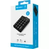 Sandberg USB bekabeld numeriek toetsenblok, USB, 19, laptop/PC, 1,5 m, zwart