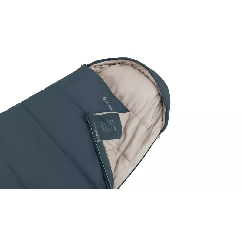 Slaapzak Outwell 230478 halfrechthoekig polyester 2250×850 mm, 1,8 kg, blauw