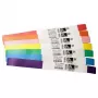 Zebra Z-Band Splash geel zelfklevend printeretiket