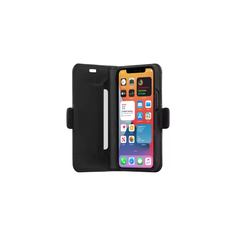 Wallet Case dbramante1928 Copenhagen slank iPhone 12 mini zwart