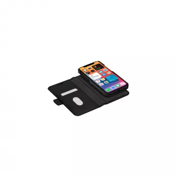 Wallet Case dbramante1928 Lynge voor iPhone 12 mini 5,4 inch – zwart, 3 vakken voor kaarten