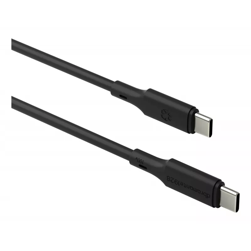dbramante1928 Bulk - IT - kabel - 3m USB-C/USB-C 100W - zwart, 3 m, USB-C, USB-C, USB 2.0, 0,48 Gbit/s, zwart