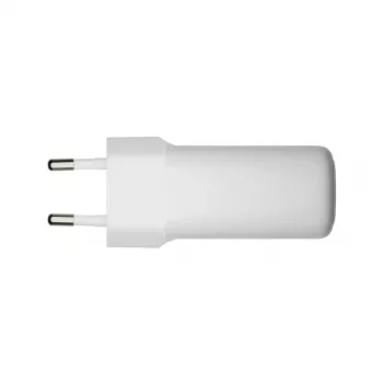 Wandlader dbramante re-charge Pro — 2× USB-C 25W, 110–240V, Wit