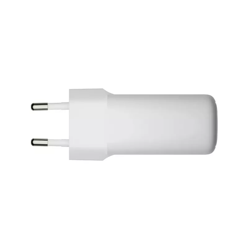 Wandlader dbramante re-charge Pro — 2× USB-C 25W, 110–240V, Wit