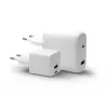 Wandlader dbramante re-charge Pro — 2× USB-C 25W, 110–240V, Wit