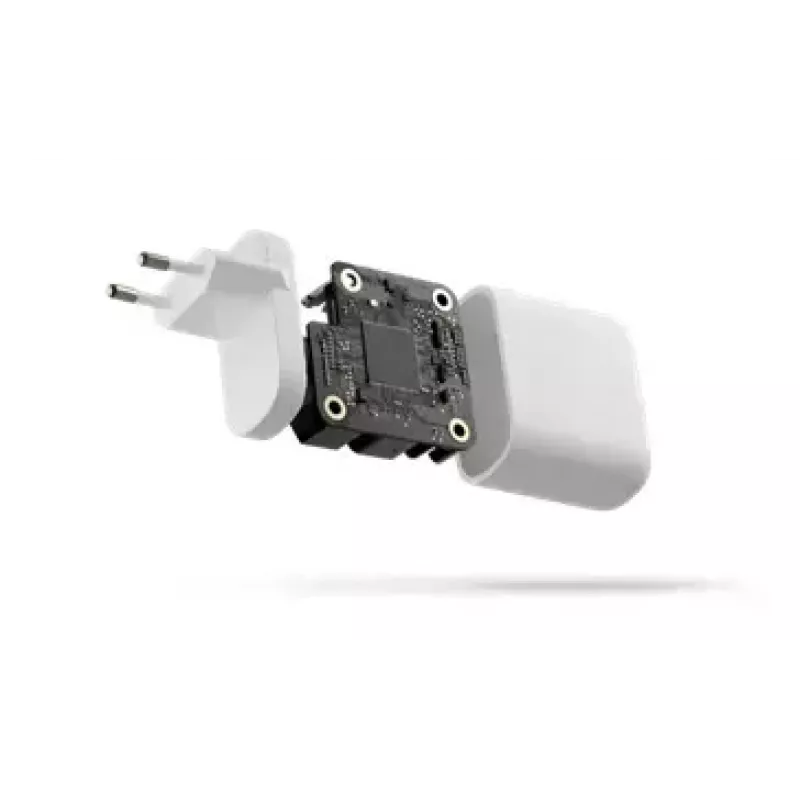Wandlader dbramante re-charge Pro — 2× USB-C 25W, 110–240V, Wit