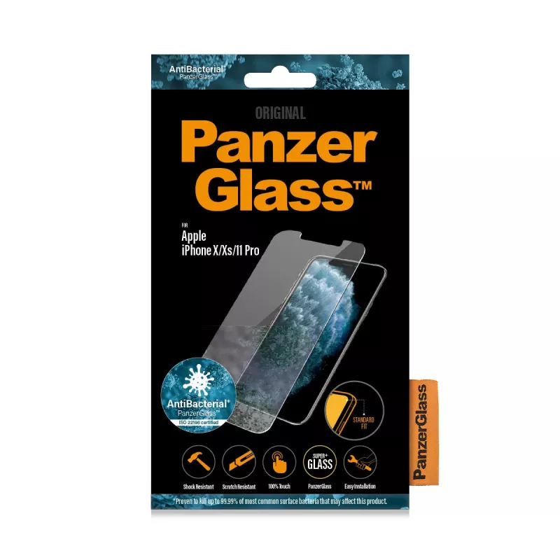 PanzerGlass® Schermbescherming iPhone 11 Pro | Xs | X | Standard Fit