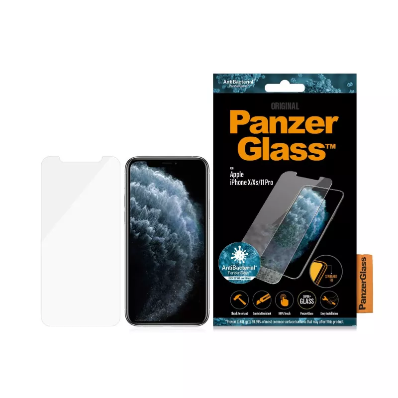 PanzerGlass® Schermbescherming iPhone 11 Pro | Xs | X | Standard Fit