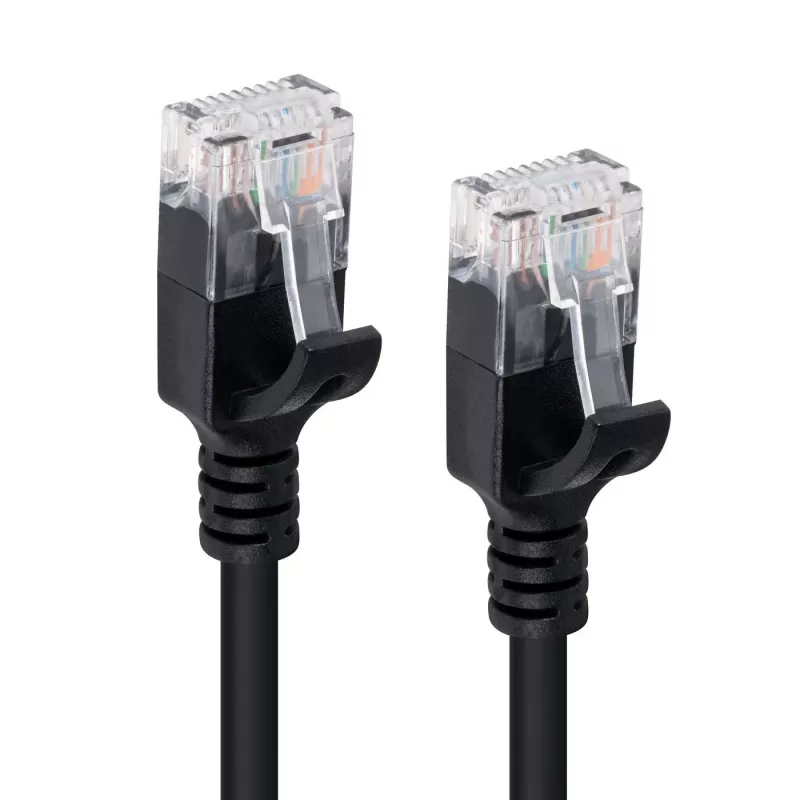 Microconnect V-UTP601S slanke netwerkkabel zwart 1 m Cat6 U/UTP (UTP)