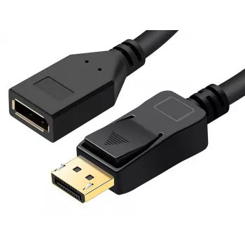 Microconnect DP-MFG-300 DisplayPort-kabel 3 m Zwart