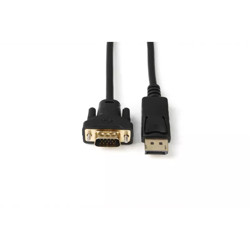 Microconnect DP-VGA-MM-300 DisplayPort-naar-VGA-kabel, 3 m, zwart
