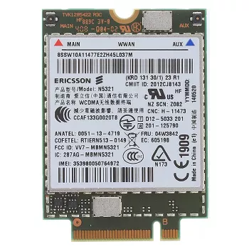 Lenovo 04W3842 Ericsson N5321 3G M.2 Mobile Broadband Card