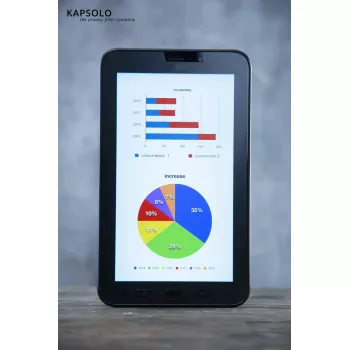 Kapsolo beeldschermbescherming voor iPad Mini 6 — antimicrobieel, 2H-hardheid, 86% lichtdoorlatendheid, geschikt voor max. 20,1 cm (7,9 inch) display