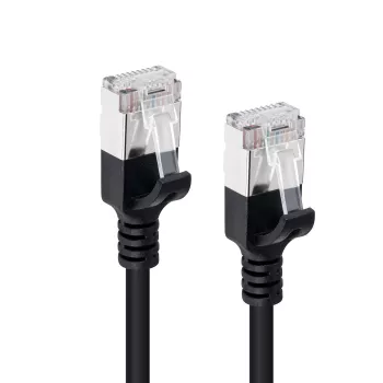 Microconnect V-FTP6A075S-slank netwerkkabel zwart 7,5 m Cat6a U/FTP (STP)