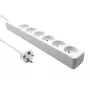 Microconnect MC-GRU0607DKW stroomverlengsnoer 7 m 6 AC-uitgangen binnen wit