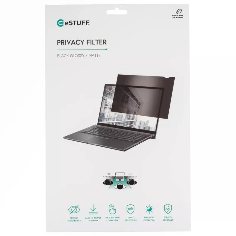 eSTUFF GLBB14312196 privacyfilter 14,5", 312 x 196 mm, 16:10
