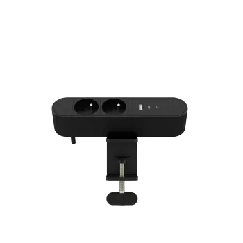 MicroConnect MC-MDPS-FR2-30W multi-desktopstopcontact, 2 uitgangen, 30W