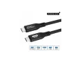 Microconnect USB4CC1-240W-80GBPS USB-kabel USB4 Gen 3x2 1 m USB C zwart
