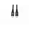 Microconnect USB4CC1-240W-80GBPS USB-kabel USB4 Gen 3x2 1 m USB C zwart